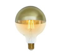 Lot 2 Ampoules Globe LED G120 Gold Dome E27 6W Equi.48W 600lm 2100K 15000H