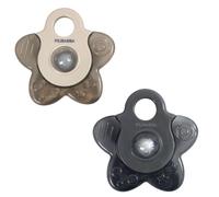 Lot 2 anneaux de dentition gris environ