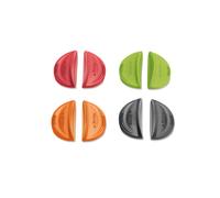 Lot 2 anses twisty amov. silicone noire
