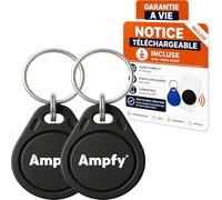 LOT 2 BADGES RFID 13.56Mhz | PUCE UID MODIFIABLE CUID | PROGRAMMABLE ANDROID MCT | COMPATIBLE VIGIK UNIVERSEL & CP7 CP5 EP7 HP7 | 9 COULEURS | PASSE PARTOUT IMMEUBLE LECTEUR RFID NFC TAG ETC…