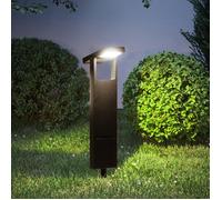 Lumisky Lot de 2 Balises Solaires à Planter LED Blanc Chaud BRITY - Éclairage Extérieur Moderne, Idéal pour Jardin, Chemin et Allée, Étanches et Faciles à Installer