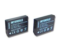 Lot 2 batteries INTENSILO 890mAh 3.6V pour appareil photo, caméscope Panasonic Lumix DMC-TZ22,DMC-TZ25, DMC-TZ30, DMC-TZ31.Remplace: DMW-BCG10, BP-DC7
