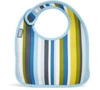 Lot 2 Bavoirs pour Bébé Série Mess Mate en Néoprène Imperméable Built Bleu Bleu G