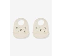 Liewood Bavoir en silicone Tilda Lot de 2 Peach-Sea shell mix