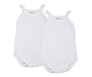 Lot 2 Bodies Naissance Epaules Etroites - 6 Mois
