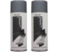 Lot 2 bombes de peinture gris ciment AMT G