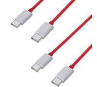 Lot 2 Cables charge rapide USB-C USB-C 1m pour OnePlus 11/10 Pro/8 Pro/8/7T Pro/6T/6/5T/Nord CE 3 Lite/Nord CE 2/Nord 2T/Ace Phonillico®