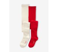 VERTBAUDET Lot 2 Collants Noël écru 23/26