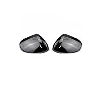 Lot 2 Coques Rétroviseurs Latéraux en Fibre Carbone Noir Nacré Brillant pour Passat B8 2016 2017 2018 2019 2020 Coque Rétroviseur Côté(Carbon Fiber)