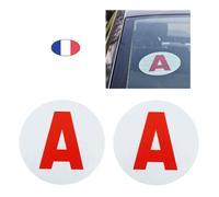 Lot 2 Disques ""A"" jeune conducteur - Electrostatique - Fabriqué en France