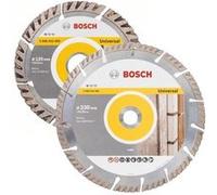 Lot 2 Disques diamant BOSCH 125 mm / 230 mm spécial maçon - 06159975H9