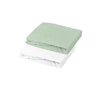 Domiva Lot 2 Draps housse - 60 x 120 cm - Jersey - Blanc/Vert de gris NC https://www.fnac.com/mp46706782/Domiva-Lot-2-Draps-housse-60-x-120-cm-Jersey-Blanc-Vert-de-gris/w-4?oref=ea8d5206-8832-e572-0f31-66d2ec00dd3a
