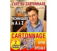 Lot 2 DVD l'art du cartonnage : Techniques Pratiques de A à Z