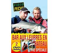 Lot 2 DVD Vidéo Pêche Bar en Bateau-Mer
