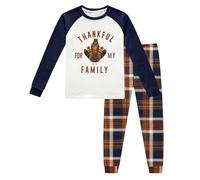 Lot 2 Ensembles de Pyjama Fille Ensemble Manches Longues et Ado Kids Unisex Coton Enfant en Bas Ge Deux PièCes Cadeau pour Elle Filles GarçOns