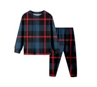 Lot 2 Ensembles de Pyjama Fille Pyjamas imprimés Mignon Costume Vêtement Nuit Enfant en Bas Ge Deux PièCes Filles Cadeaux pour Jeunes