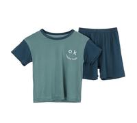 Lot 2 Ensembles de Pyjama Fille vêtements Nuit Manches Longues Ensemble en Coton Haut Pantalons Pièces Bien serré Coupe troite Cadeau pour Filles et GarçOns