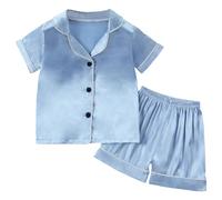 Lot 2 Ensembles de Pyjama Fille vêtements Nuit Manches Longues Mignon Costume Vêtement Maison Coffret d'hiver pour Enfants Enfant ou Ado