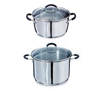 Lot 2 faitouts en inox 24 et 26 cm Rapid'cook Mathon