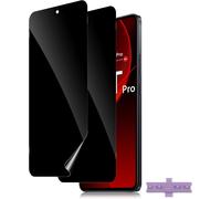 Lot 2 Films De Confidentialité Tpu Anti-Espion Pour Samsung Galaxy Z Flip 6 / Z Flip 5 / Z Flip 4 - Protecteur D'écran Anti-Rayures Sans Bulles, Compatible Empreinte & Face Id, Bords Courbés