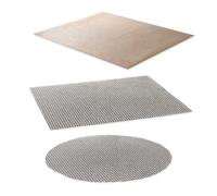 Lot 2 grilles de cuisson anti-adhérentes et feuille de protection pour four Mathon