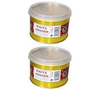 LOT 2 Halva amande pate sesame 400 g + sticker marque Maolo