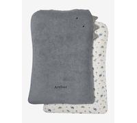 Lot 2 housses matelas à langer animaux minisaurus TU