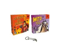 Lot 2 Jeux Gigamic - Le Poker des Cafards + Mito + Décapsuleur Blumie