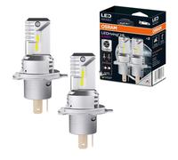 Lot 2 Lampes LED Phare H4 Osram 64193DWESY-2HB Blanc 6500K Fiat Panda (169) 2003