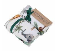 Sevira Kids - Lot de 2 langes en bambou, Safari Made in France