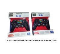 LOT 2 Manettes Turbo Quickfire sans fil Neuve Ps3 Sony + 2 jeux bonus