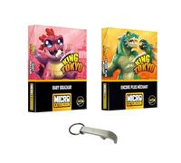 Lot 2 Micro Extensions King of Tokyo Baby Gigazaur + Encore Plus Méchant + 1 Décaps Blumie (2 Micro Extensions)