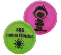 Lot 2 Mini Bouillotte Chaufferette Poche Picto SOS Grand Froid