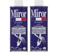Lot 2 MIROR Formule argentil, nettoyant argent, chrome, inox, nickel, étain