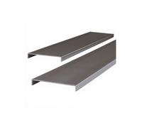 Lot 2 nez de cloison 810001 aluminium 260 x 74 mm finition angle mur