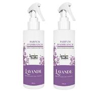 Lot 2 Parfum de linge & ambiance Lavande 950 ml La Maison Paraffine -Spray d’intérieur rafraîchissant- Spray parfumée, désodorisant d’ambiance, parfum frais.