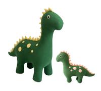 Lot 2 Peluches Dinosaures Coton Green Olive TU