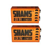 LOT 2 Pile Batterie 9V Lithium 1200mAh 6F22 6LR61 6KR61 PP3 6FR61LB1A | Remplacement Compatible avec DÉTECTEUR DE FUMÉE SYSTÈME Alarme CAPTEUR Radio Micro RÉVEIL Jouets Lampe Torche Rasoir ETC...