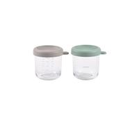 Lot 2 portions verre 250ml Vert sauge/Gazelle