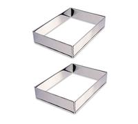 Lot 2 rectangles à gâteaux extensibles Mathon