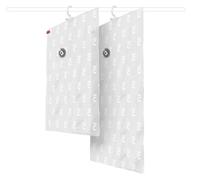 Lot 2 sac de rangement sous vide transparent S 70 x 0,2 x H 105 cm M 70 x 0,2 x