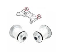 Lot 2 silent blocs berceau moteur arrière compatible pour Renault Trafic II, Opel Vivaro A et Nissan Primastar 2001-2014 - OEM 8200039866, 8200792345