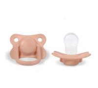 Lot 2 sucettes anatomique silicone 6m+