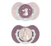 Difrax Dynamic Sucette Nuit&Jour Girl 0-3 mois Sucette(S) 2 pc(s)