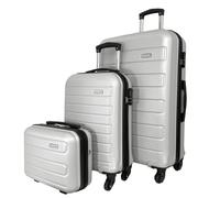 Lot 2 valises cabine et soute et vanity rigides - Argent - BA10603