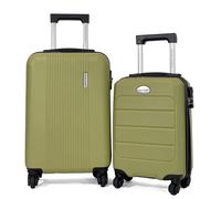 Lot 2 valises cabines rigides dont une 55cm et une underseat XS 45cm - Kaki - BA10722