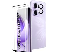 Lot 2 Verres Trempés + Protecteurs Caméra Pour Oppo Reno13 Pro 5g ¿ Anti-Bulles, Anti-Empreintes (Oléophobe), Dureté 9h, Ultra Résistant, Hd
