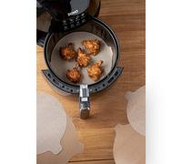 Lot 2 x 2 feuilles de cuisson rondes pour friteuse à air chaud NoStik