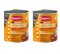 OWATROL - RUSTOL CIP - Primaire Antirouille Haute Résistance - Brun-Rouge - 0.75L