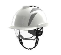 Lot 20 Casques de chantier MSA ventilé V-GARD 930 avec surlunettes GVC1A-C0005G0-000